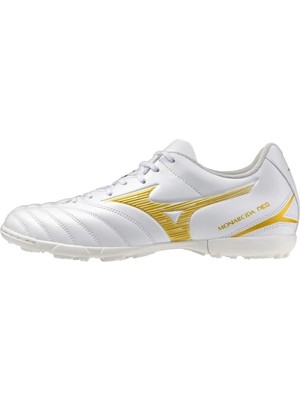 Mizuno Monarcıda Neo 3 Select As Erkek Halı Saha Ayakkabısı Beyaz / Altın