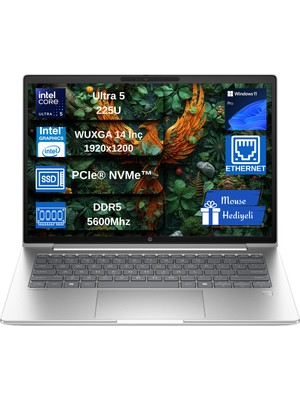 Hp Probook 4 G1I Aı  Intel® Core Ultra 5 225U 16GB Ddr5 1tb SSD 14" Wuxga (1920 x 1200) IPS 300NITS Win 11PRO Taşınabilir Bilgisayar CS7Q6ETDNG06
