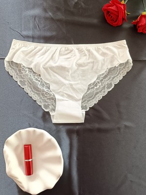 Zena Underwear Tulip Mikro Arkası Full Dantelli Kadın Iç Çamaşır Külot