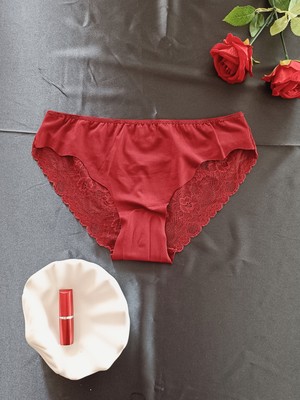 Zena Underwear Tulip Mikro Arkası Full Dantelli Kadın Iç Çamaşır Külot