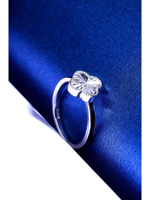 İnnuendo Jewelry 925 Ayar Gümüş Işın Desenli Çiçek Kadın Yüzük