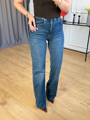 Size Özgü Petrol Kesik Paça Wide Leg