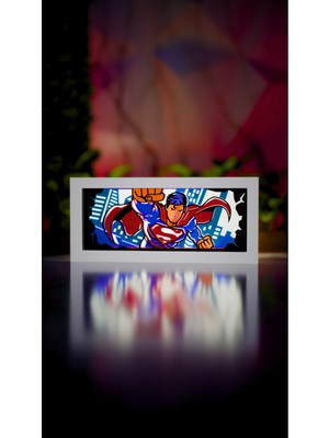 Jade Produck Superman LED Işık Kutusu