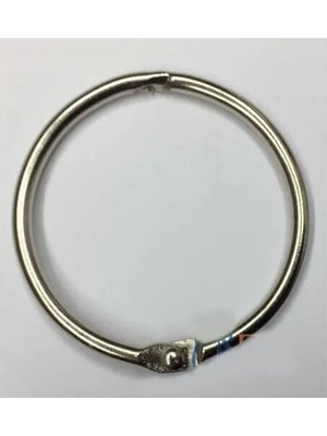 Practika Kilitli Yuvarlak Halka 4cm Metal Alaşım Anahtarlık El Işi Kullanımı