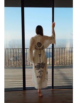 İkikız  Kenevir Kimono