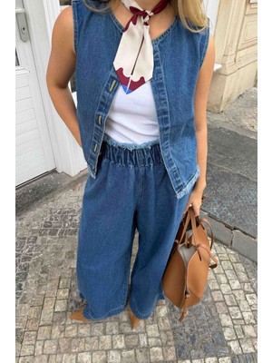 İkikız  Denim Yelek