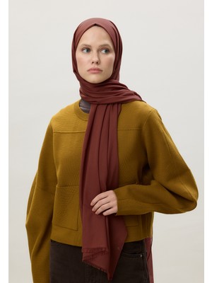 Fresh Scarfs İnce Pamuk Vual Şal Ruby