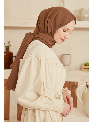 Fresh Scarfs Sütlü Kahve İnce Pamuk Vual Şal