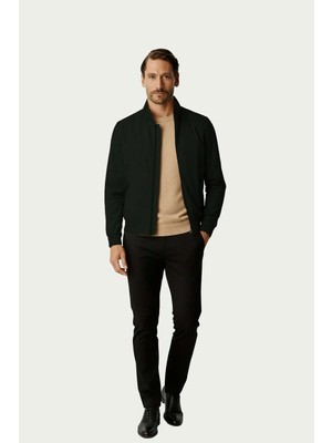 İGS Haki Erkek Bomber Mont – Modern Kesim