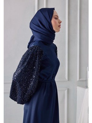 Fresh Scarfs Janjanlı Şal Safir