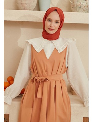 Fresh Scarfs Kiremit İnce Pamuk Vual Şal