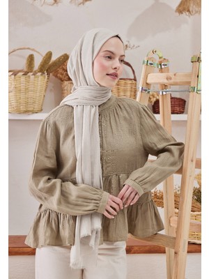 Fresh Scarfs Bambu Şal Fildişi