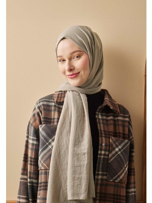 Fresh Scarfs Pamuk Crash Şal Çakıl Taşı