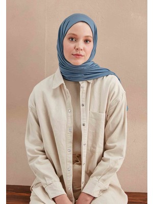 Fresh Scarfs İndigo Penye Şal