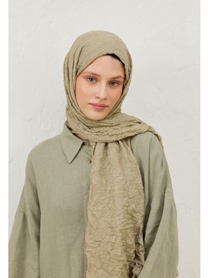 Fresh Scarfs Vual Crash Şal Uçuk Yeşil