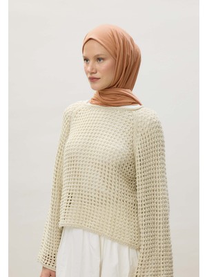 Fresh Scarfs Penye Şal Somon
