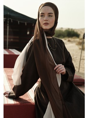 Fresh Scarfs Modal Degrade Şal Kahve-Vizon