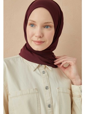 Fresh Scarfs Koyu Bordo Penye Şal