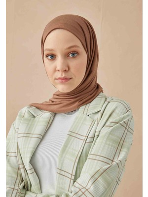 Fresh Scarfs Fındık Kabuğu Penye Şal