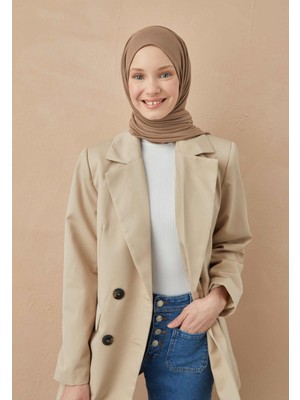 Fresh Scarfs Koyu Vizon Penye Şal