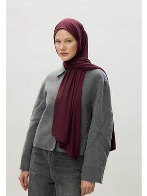 Fresh Scarfs Penye Şal Koyu Bordo