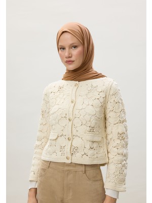 Fresh Scarfs Penye Şal Fındık Kabuğu