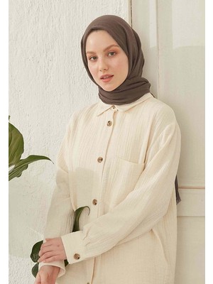 Fresh Scarfs Fındık Kabuğu Bürümcük Şal