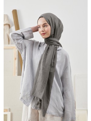 Fresh Scarfs Bambu Şal Soğuk Gri