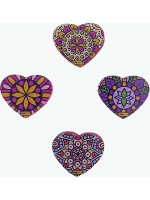 Silka Mandala Kalpli Silgi 4 Lü Set