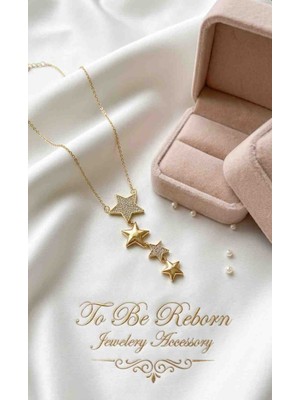To Be Reborn Çelik Zirkon Taşlı Y Kolye