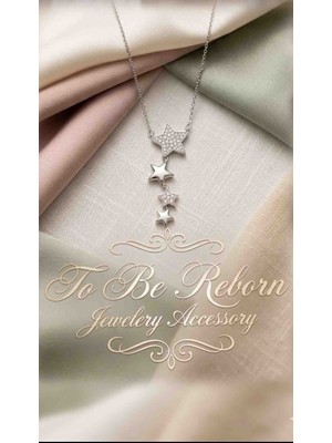 To Be Reborn Çelik Zirkon Taşlı Y Kolye