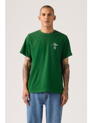 Levi's Relaxed Fit Tee Script Eden Yeşil Erkek T-Shirt - 16143-2442