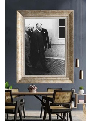 Giyense Gümüş Çerçeveli Atatürk Tablo A89