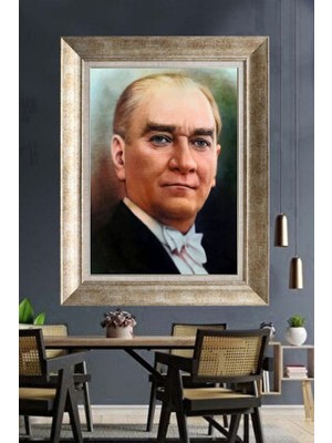 Giyense Gümüş Çerçeveli Atatürk Tablo A335