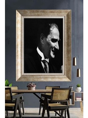 Giyense Gümüş Çerçeveli Atatürk Tablo A411
