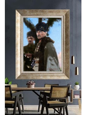 Giyense Gümüş Çerçeveli Atatürk Tablo A442