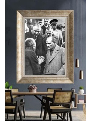 Giyense Gümüş Çerçeveli Atatürk Tablo A469