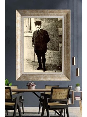 Giyense Gümüş Çerçeveli Atatürk Tablo A465