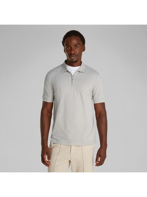 Calvin Klein Erkek Gri Polo