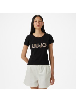 Liu Jo Kadın Siyah T-Shirt