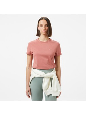 Calvin Klein Kadın Kahverengi T-Shirt