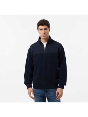 Boss Erkek Lacivert Sweatshirt