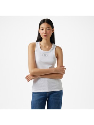 Liu Jo Kadın Beyaz T-Shirt
