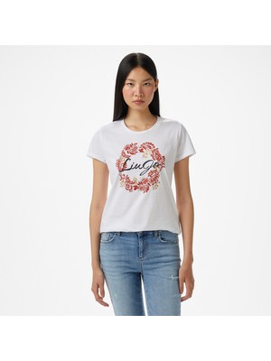 Liu Jo Kadın Kahverengi T-Shirt