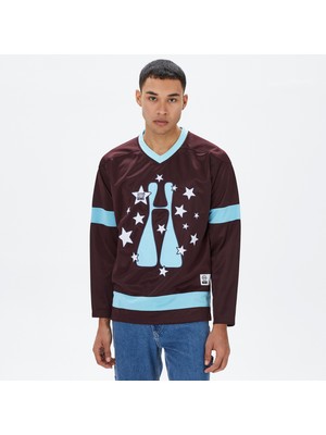 Huf H Stardust Erkek Bordo Gömlek