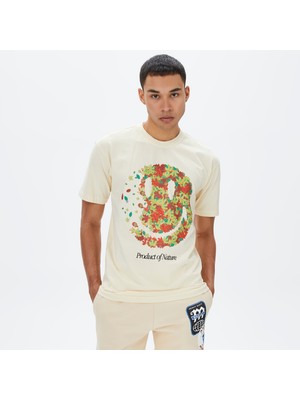 Market Smiley Product Of Nature Erkek Krem T-Shirt