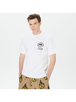 Huf Galactic Tees Erkek Beyaz T-Shirt