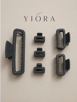 Yiora 6li Mandal Toka Ithal Premium 1 Adet Büyük Boy 2 Adet Orta Boy 3 Adet Küçük Boy