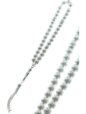 Söğütlü Silver Karpuz Modeli Gümüş Tesbih SGTL8390