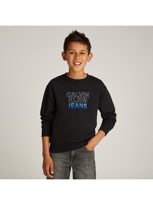 Calvin Klein Çocuk Siyah Sweatshirt